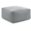 Pouf pour canapé de jardin modulable RIVIERA tissu chiné Bobochic