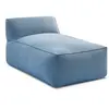 Méridienne sans accoudoir pour canapé de jardin modulable RIVIERA tiss...