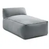 BOBOCHIC Méridienne sans accoudoir pour canapé de jardin modulable RIV...