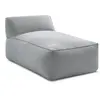 Méridienne sans accoudoir pour canapé de jardin modulable RIVIERA tiss...