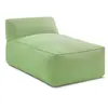 BOBOCHIC Méridienne sans accoudoir pour canapé de jardin modulable RIV...