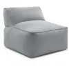 Chauffeuse 1 place sans accoudoir pour canapé de jardin modulable RIVI...