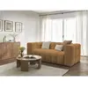 Canapé droit convertible 3 places CLOUD tissu bouclette Bobochic