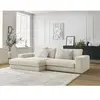 Canapé d'angle fixe Bobochic Canapé d'angle fixe compact leonard velou...