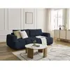 Canapé droit convertible 3 places FUJI tissu lisse Bobochic
