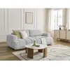 Canapé droit convertible 3 places FUJI tissu lisse Bobochic