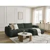 Canapé d'angle convertible FUJI tissu lisse Bobochic