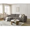Canapé d'angle convertible FUJI tissu lisse Bobochic