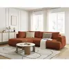 Canapé d'angle L convertible FUJI tissu lisse Bobochic
