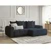 Canapé d'angle convertible coffre ROXELANE tissu bouclette Bobochic