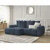 Canapé d'angle convertible coffre ROXELANE tissu chiné Bobochic