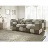 Bobochic canapé droit fixe 3 places cloud tissu mesh multicolore CLOUD