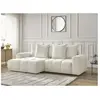 Canapé d'angle convertible coffre ROXELANE tissu chiné Bobochic