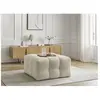 Bobochic pouf cloud tissu bouclette beige CLOUD