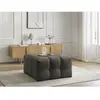 Bobochic pouf cloud tissu bouclette marron CLOUD