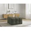 Bobochic pouf cloud tissu bouclette vert CLOUD