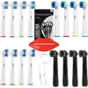 Nelips Oral-B Set de 16 brossettes de rechange compatibles avec Braun