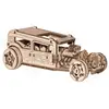 Wooden City kit de maquette Hot Rod 17 cm bois naturel 141-pièces