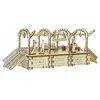 Puzzle 3D en bois Wooden City - Plate-forme de 36 cm - 100-200 pièces - Mixte
