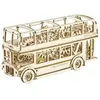 Craenen WOODEN CITY London Bus, WR303, Bouleau, 23,2 x 7 x 11,5 cm