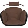 Coussin de jardin 112x113 cm pour fauteuil suspendu, nid de cigogne, i...