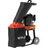 YATO Broyeur de jardin à essence, broyeur, déchiqueteur jusqu'à 45mm d...