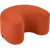 noo.ma Pouf en forme de U en laine, terracotta