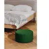 noo.ma Tabouret rond en laine, petit, vert