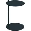 noo.ma Table d'appoint en acier peint par poudrage, bleu