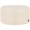 noo.ma Tabouret rond en fibres synthétiques, petit, beige