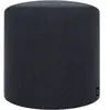 noo.ma Tabouret rond en laine, grand, noir