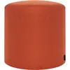 noo.ma Tabouret rond en laine, grand, terracotta