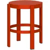 noo.ma Tabouret en acier robuste, rouge