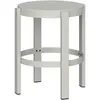 noo.ma Tabouret en acier robuste, gris
