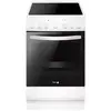 Fagor - cuisinière vitrocéramique 4 feux 6000w blanc  facv103b-1 - FACV103B-1