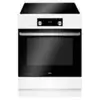 Amica Cuisinière induction 3 foyers four multifonctions catalyse 77L largeur 60CM blanc