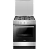 Fagor - cuisinière gaz 74l 4 feux silver  facg2002s - FACG2002S