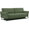 COURTOIS LAVILLE Canapé convertible 3 places tissu vert - LOREM
