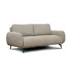 Courtois Laville Canapé droit 3 places tissu beige