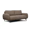 Courtois Laville Canapé droit 3 places tissu taupe