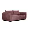 Courtois Laville Canapé droit XXL 3 places tissu vieux rose