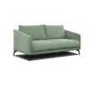 Courtois Laville Canapé droit 3 places tissu vert menthe