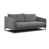 Courtois Laville Canapé droit XXL 3 places tissu gris foncé