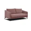 Courtois Laville Canapé droit 3 places tissu vieux rose