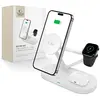 Tech-Protect Qi15W-A41 3In1 Magnetic Magsafe Wireless Charger Blanc