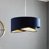 BPS KONCEPT Lampe suspendue Galaxy Navy Bleu, Or 1 x E27 ø 50cm h: 105cm Dimmable