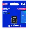 Carte microSDXC Goodram M1AA 64 Go avec adaptateur SD, UHS-I