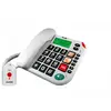 MaxCom KXT481 SOS - Téléphone filaire avec ID d'appelant - blanc