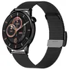Maxcom Montre Connectée FW58 Vanad Pro IP68 avec Bracelet en Maille Milanaise Noir