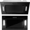 Hotte aspirante sous meuble 52cm noire BE-52A